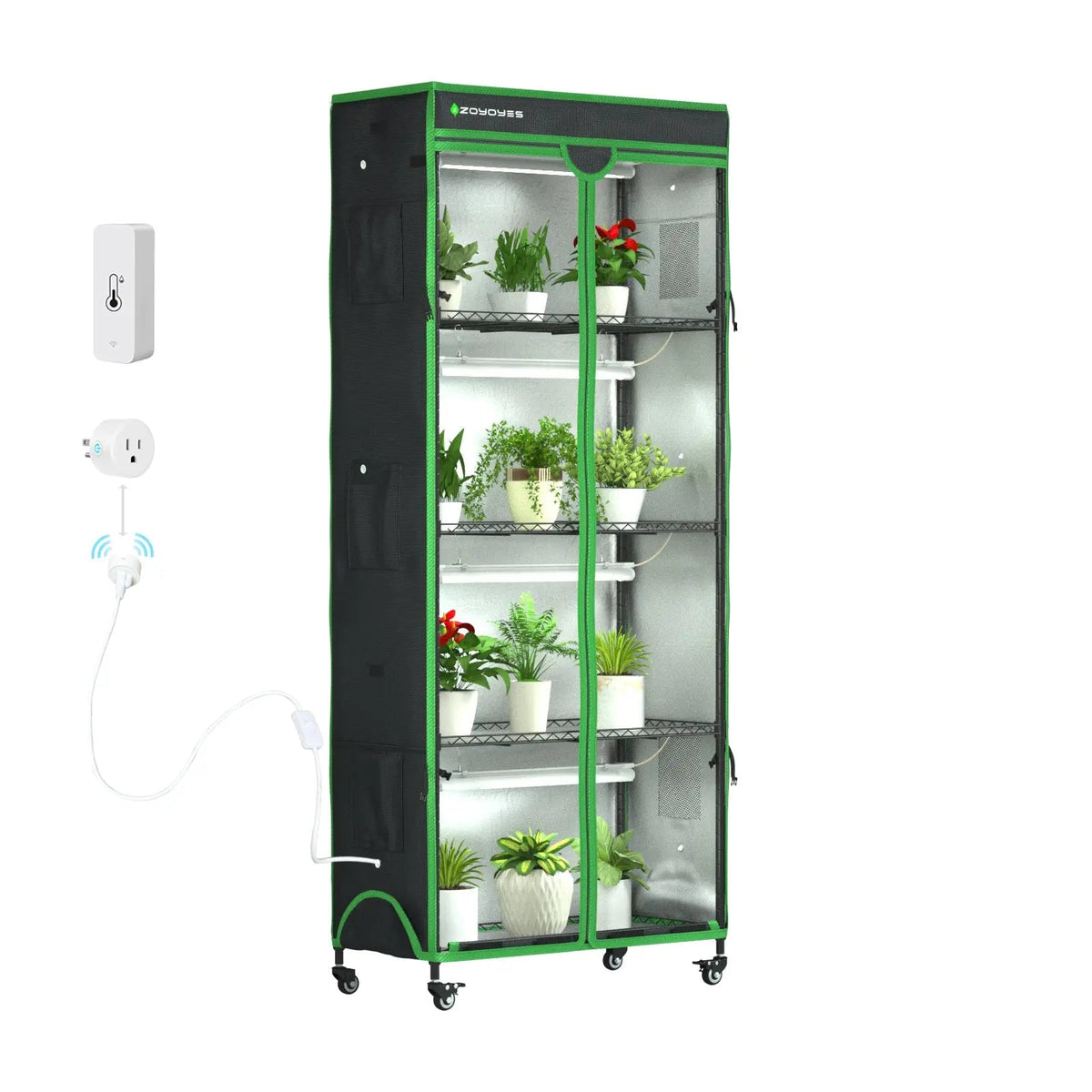 Indoor Greenhouse with Grow Lights - CoverUltra