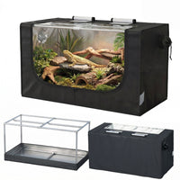 Large reptile enclosure tent 4x2x2 ft 120 gallon front view