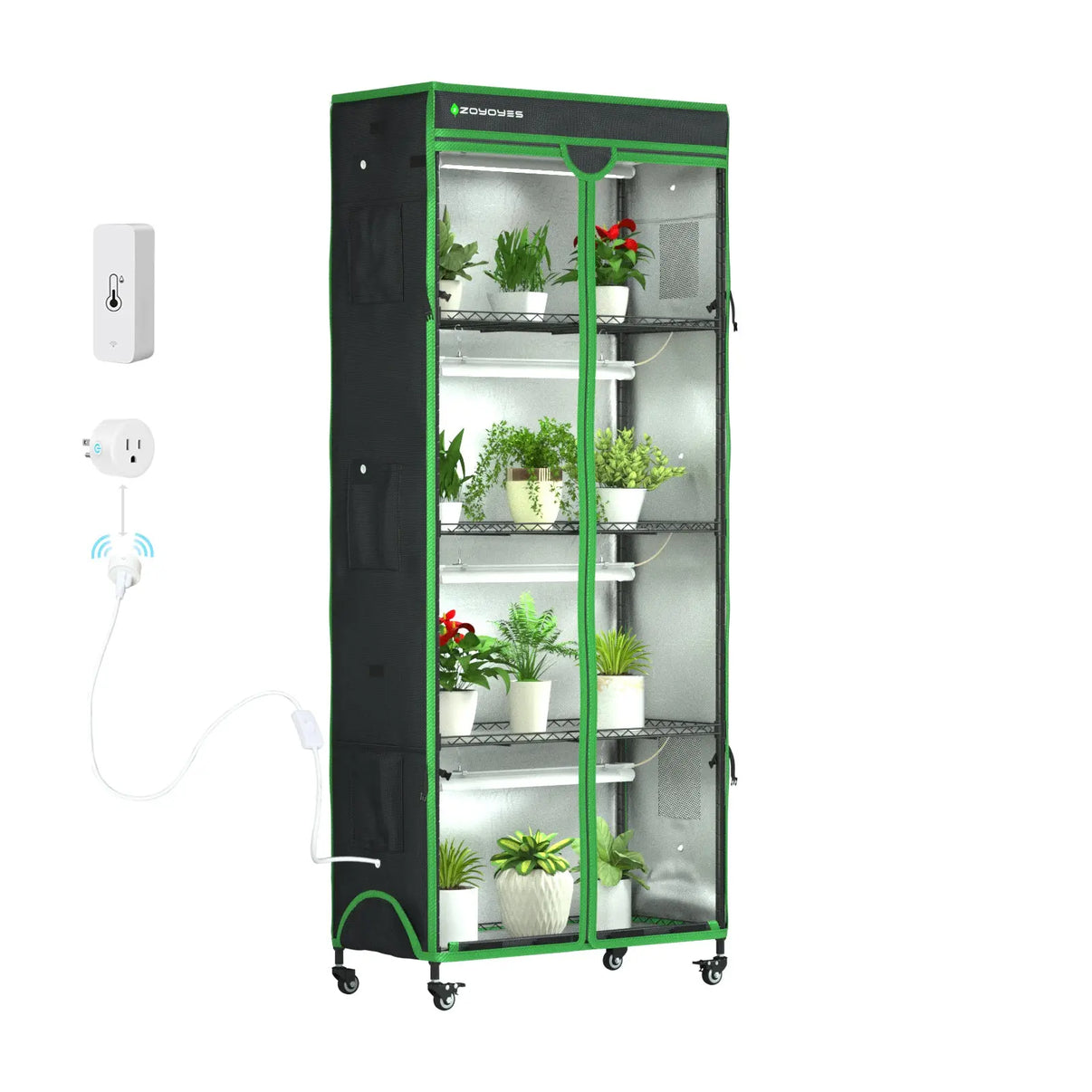 greenhouse plant stands indoor Indoor Greenhouse with Grow Light